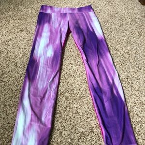 Under Armour Women's Purple/Pink Athletic Leggings